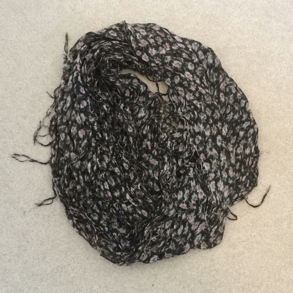 Floral Infinity Scarf EUC
